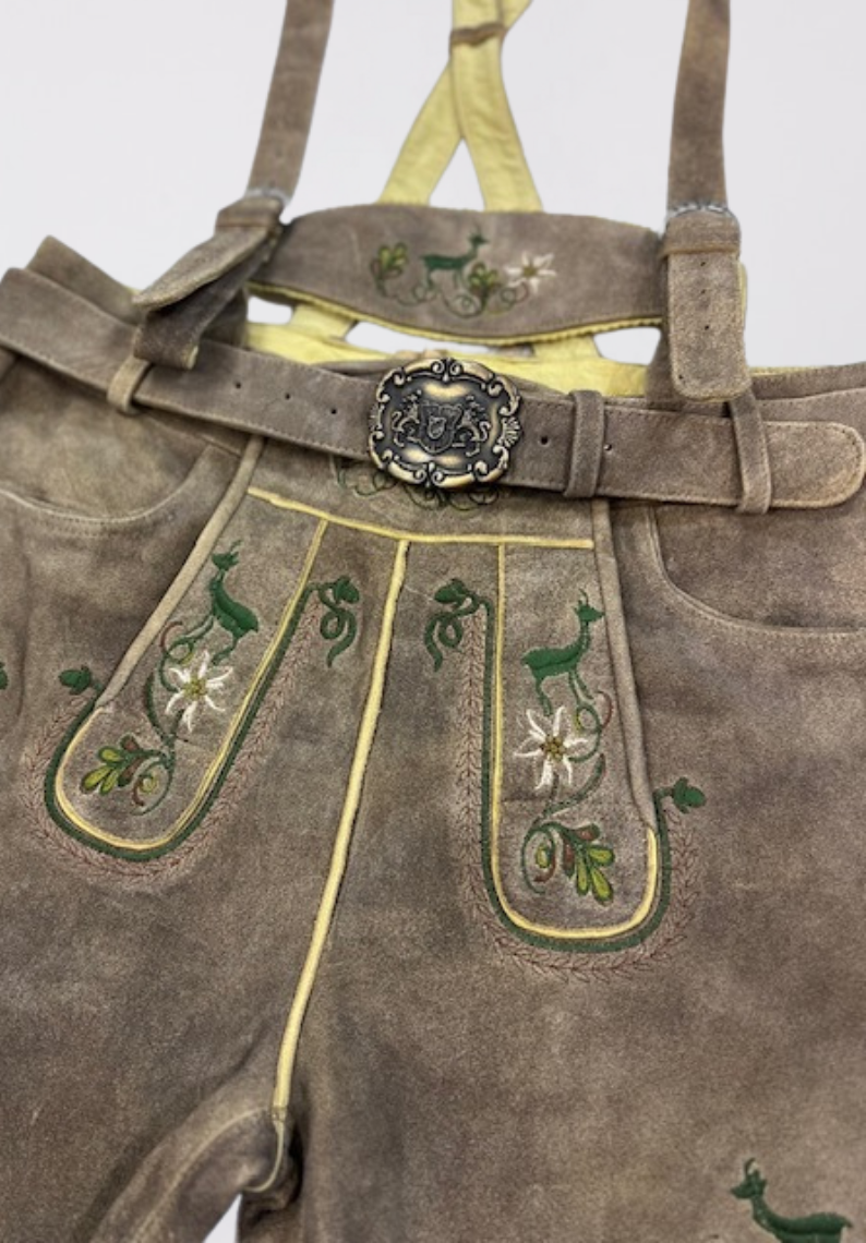 Mens Lederhosen Platter "Travis"