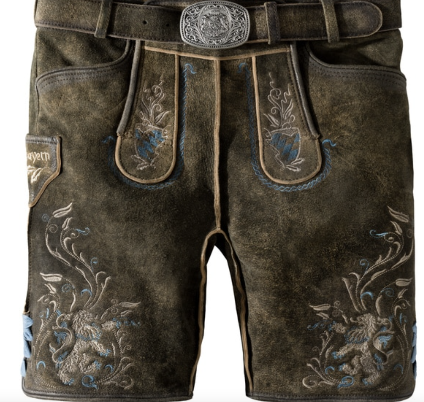 Mens Lederhosen Plattler "Bayern"