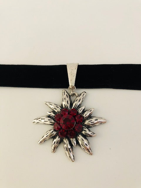Dirndl Spangerl Rose Gold with Necklace