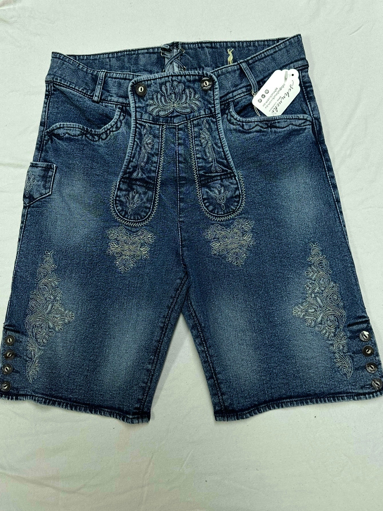 Denim Lederhosen "Dennis"