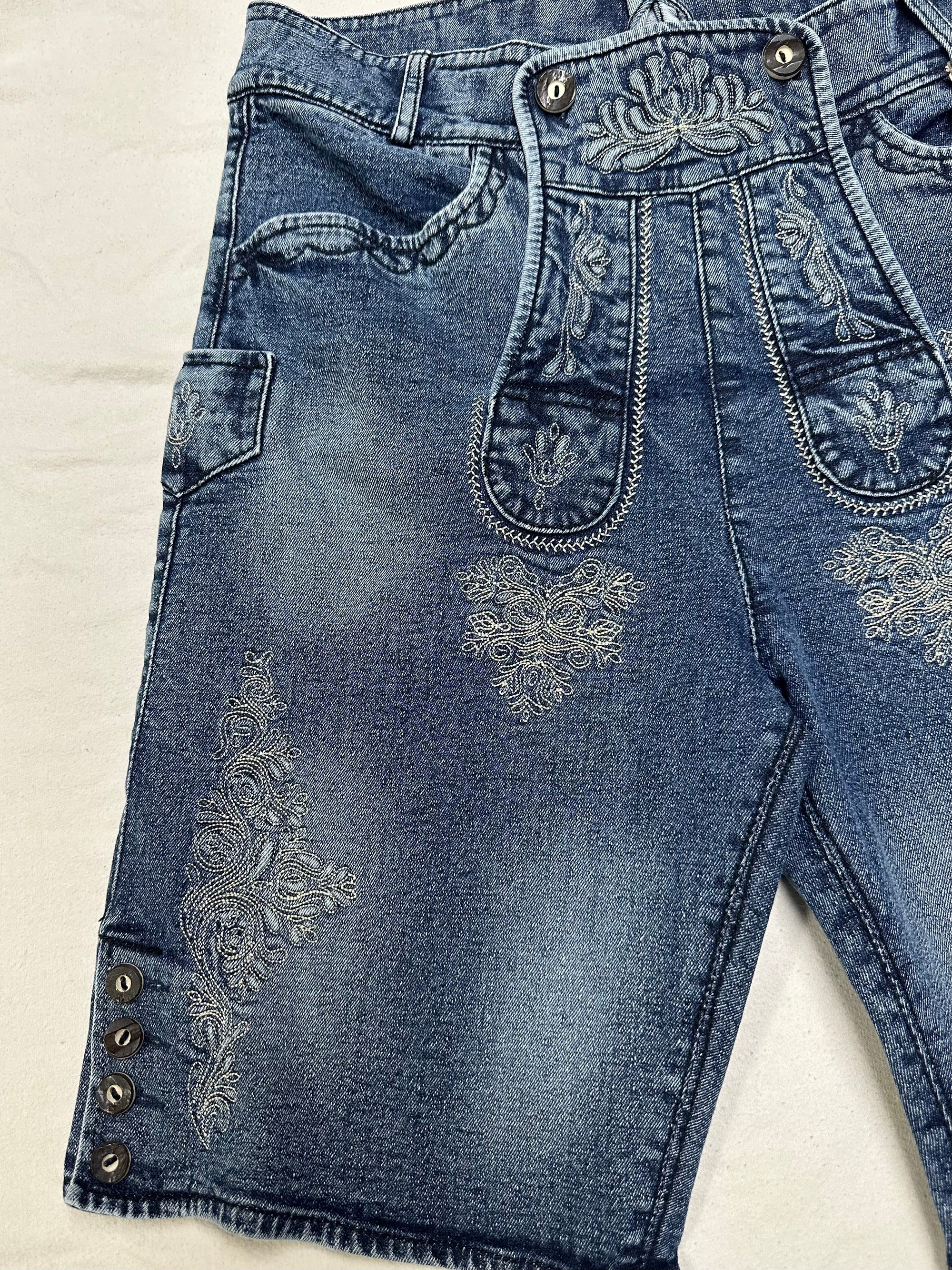 Denim Lederhosen "Dennis"