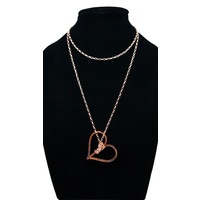 Dirndl Spangerl Rose Gold with Necklace