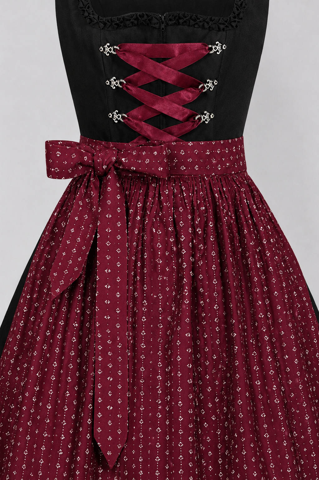 The Maroon Dirndl - Ladies' Oktoberfest Dirndl Bundle
