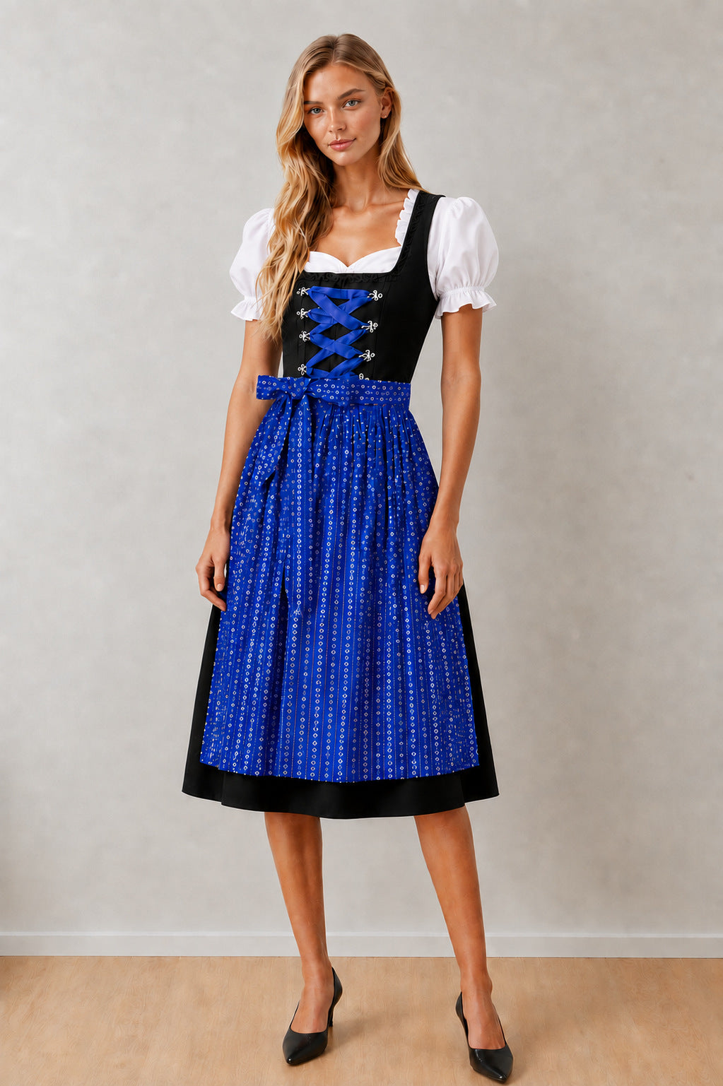The Blue Dirndl - Ladies' Oktoberfest Dirndl Bundle